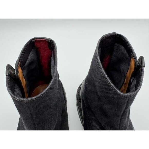 Vintage Cole Rood & Haan Co Black Leather Brogue Boots Studded Closure Men's 9.5 - Picture 9 of 13